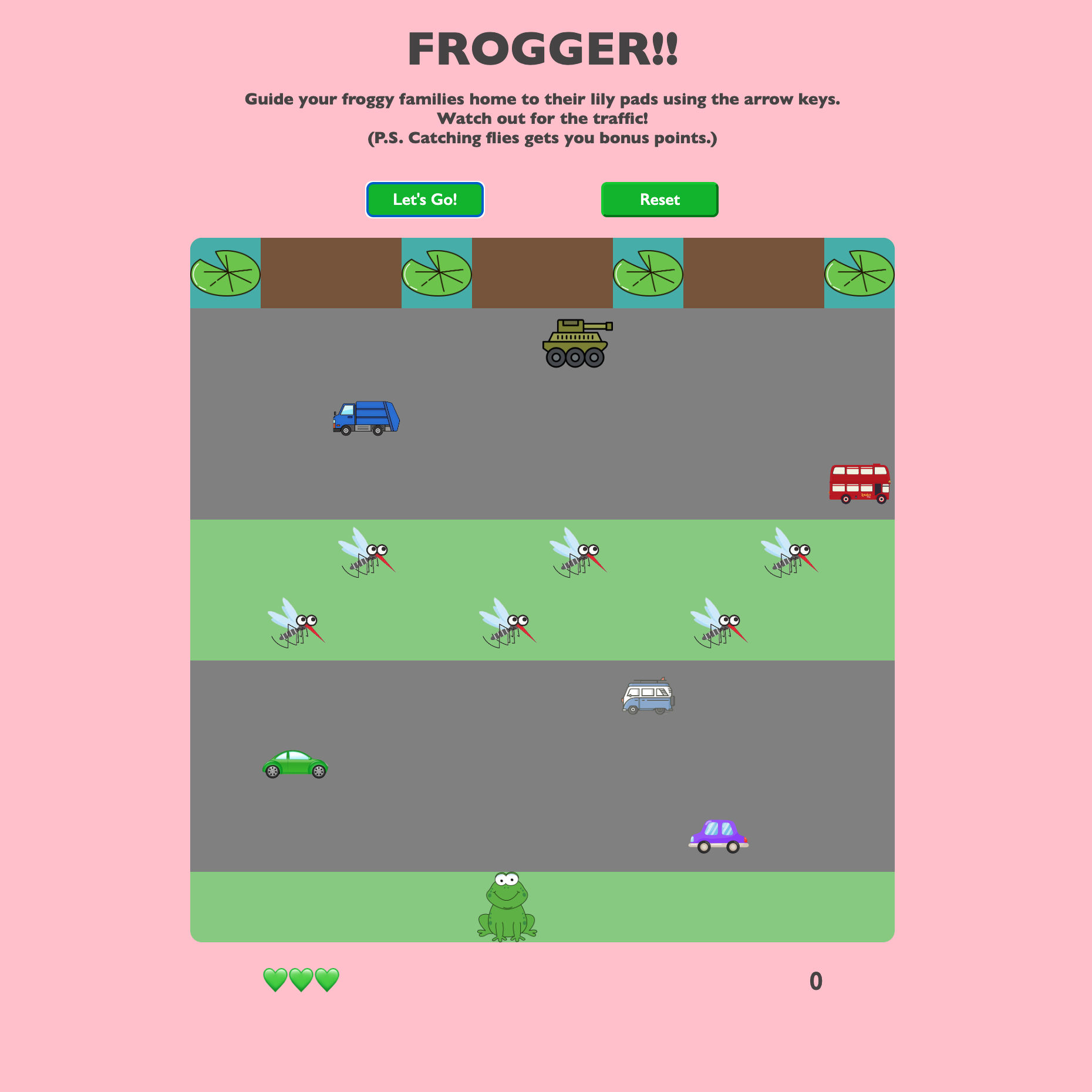 Frogger screenshot