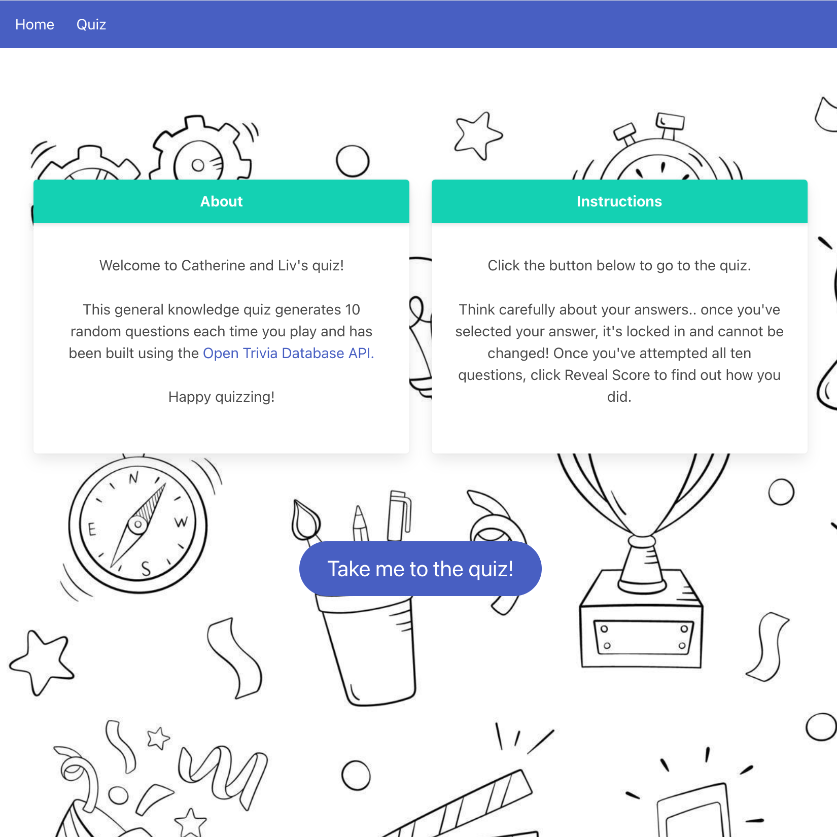 Quiz screenshot
